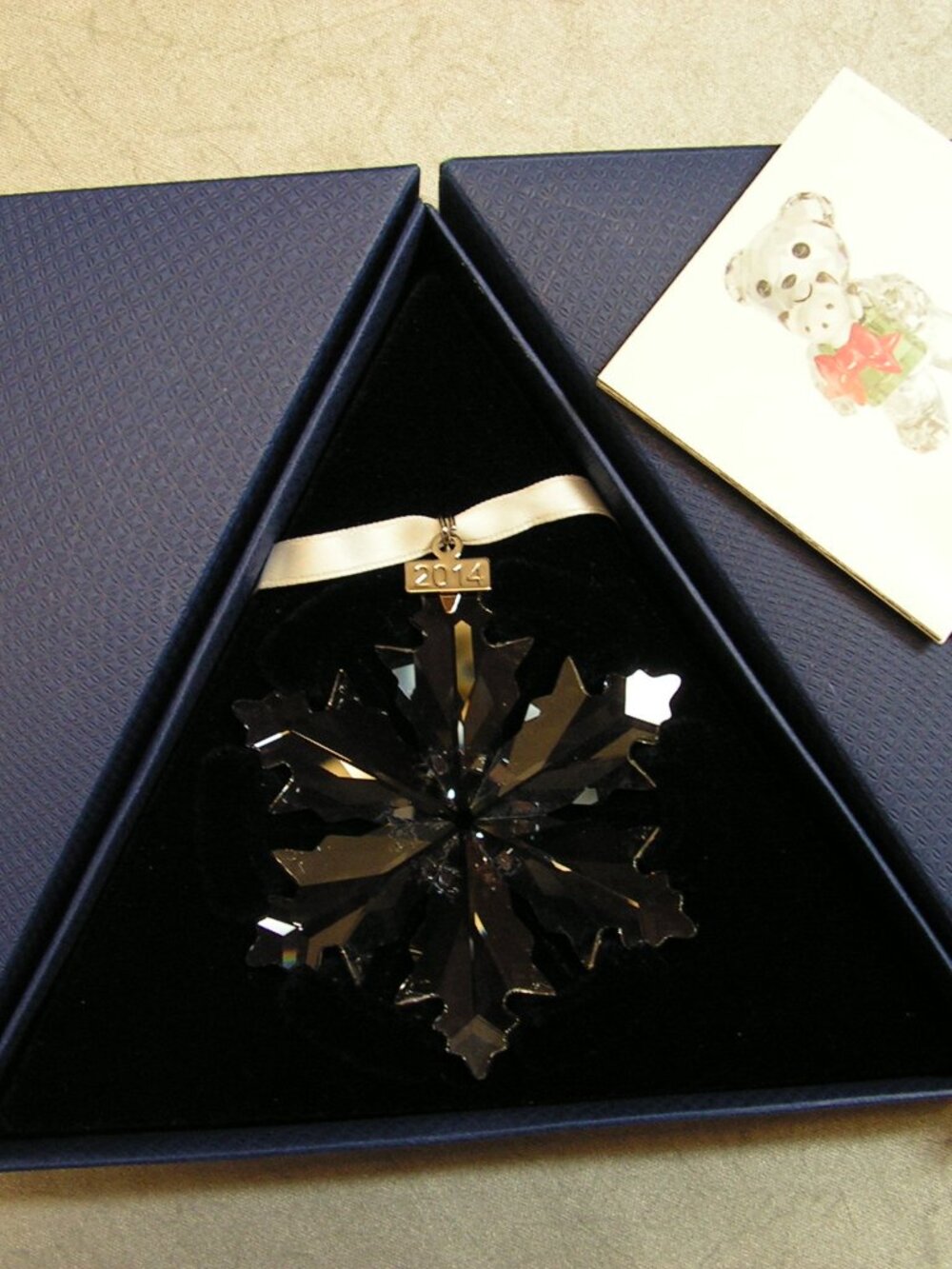 Swarovski Crystal 2014 Annual Edition Snowflake/Star Christmas Ornament 5059026